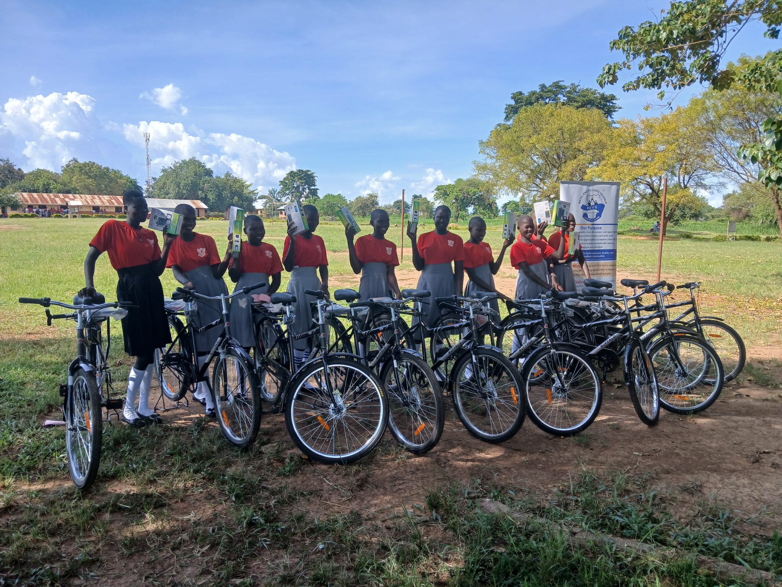 Brighter Futures: Empowering Rural Students in Uganda with Bicycles and Solar Lights