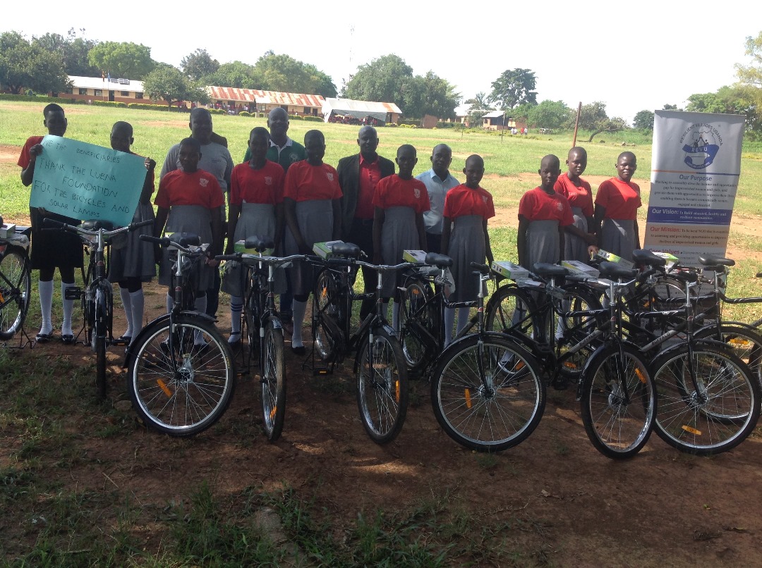 Brighter Futures: Empowering Rural Students in Uganda with Bicycles and Solar Lights